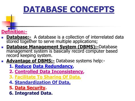 Ppt Database Concepts Powerpoint Presentation Free Download Id3714233