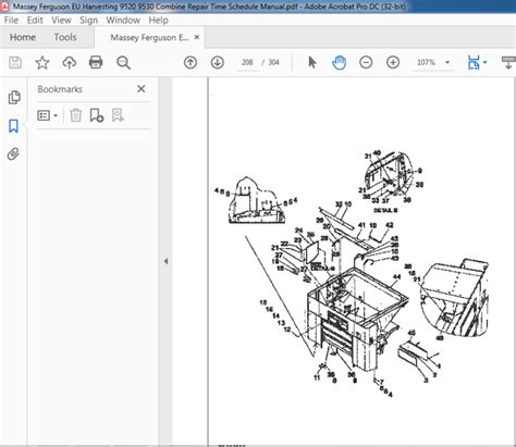 Massey Ferguson Eu Harvesting Combine Repair Time Schedule