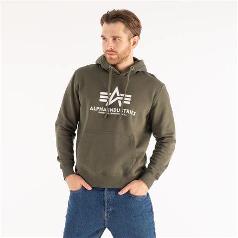 Bluza Alpha Industries Basic Hoody M Ska Zielona