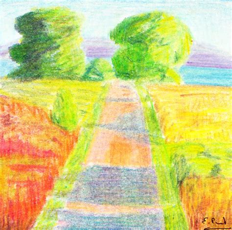 Road Eileen Colored Pencils