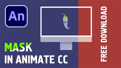 How To Create Mask Animation In Adobe Animate Cc Download Project For Free Youtube