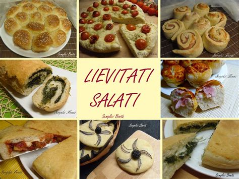 RACCOLTA RICETTE DI LIEVITATI SALATI SEMPLICI BONTA