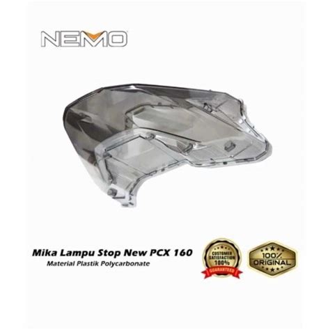 Promo Mika Lampu Stop Belakang Smoke Honda Pcx 160 Nemo Original Kaca