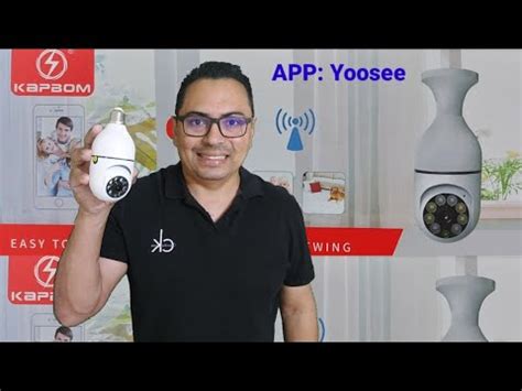 URGENTE câmera lâmpada wi fi KAPBOM como configurar APP Yoosee