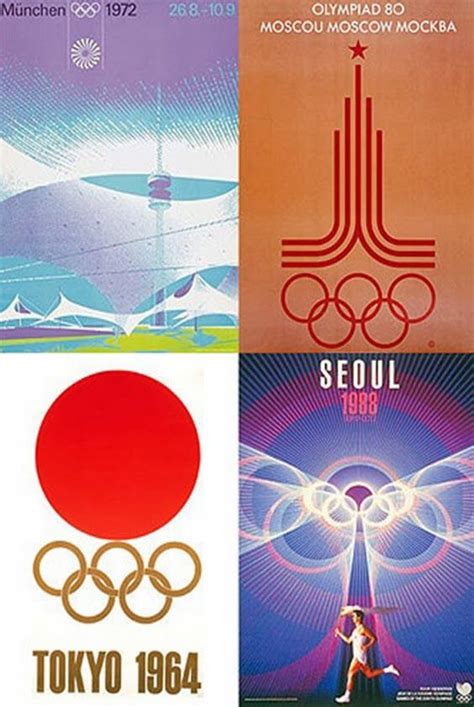 Design crush: Vintage Olympic Posters | Vintage logo design, Olympics ...