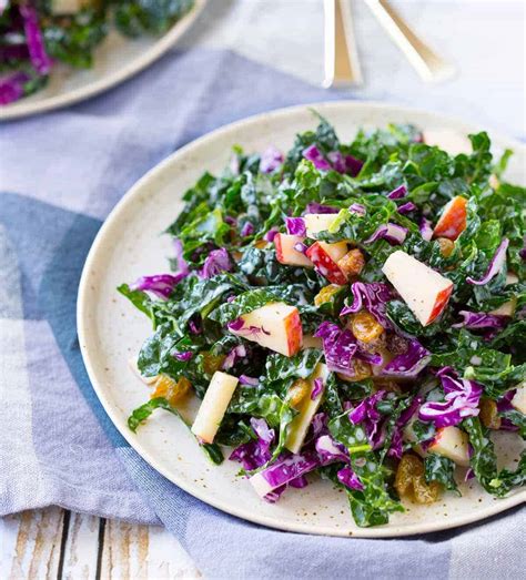 Kale Salad with Apples and Golden Raisins - Rachel Cooks®