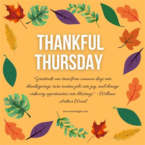 Thankful Thursday Quotes To Uplift Your Spirits Morning Pic Hd