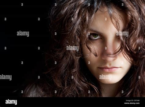 Threatening glance hi-res stock photography and images - Alamy