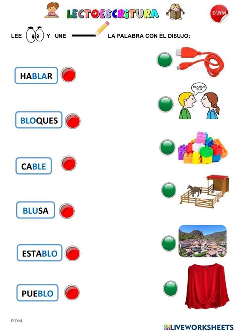 Bla Ble Bli Blo Blu Interactive Worksheet School Subjects Online