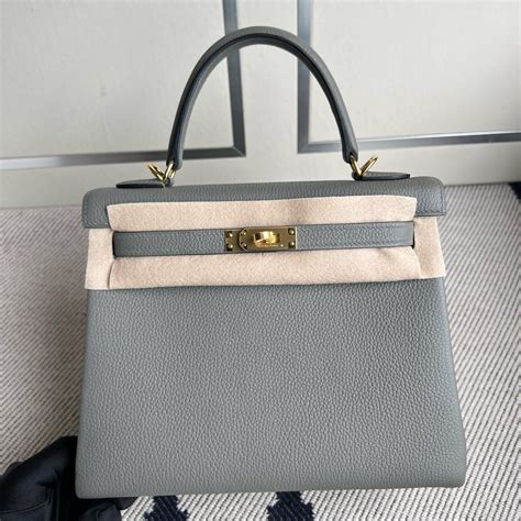 越南愛馬仕凱莉包價格 Hermes Kelly 25 Togo 0l Gris Meyer 積雨雲灰 Qatar Kuwait Hermes