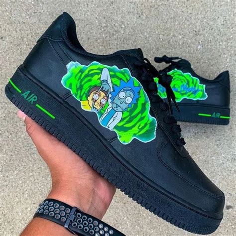 Rick And Morty Air Force Custom Cute Nike Shoes Cute Nikes Air