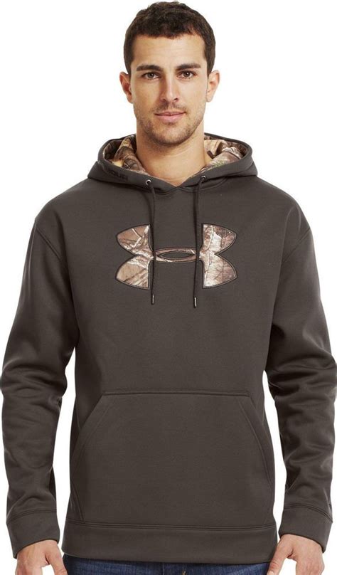 Under Armour Ua Mens Storm Camo Brown Tackle Twill Hunting Hoody