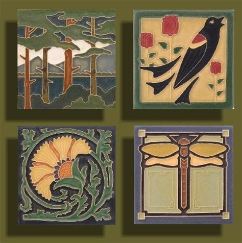 Sources For Arts And Crafts Tile Design For The Arts And Crafts House