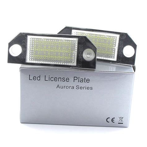 Buy Pcs Dc V Car Led License Number Plate Light Lamp W Led White