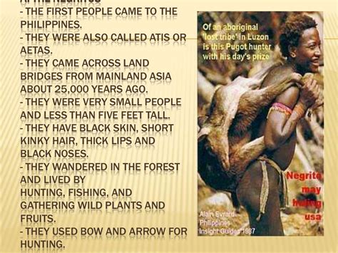 The Early Ancestors Of The Filipinos