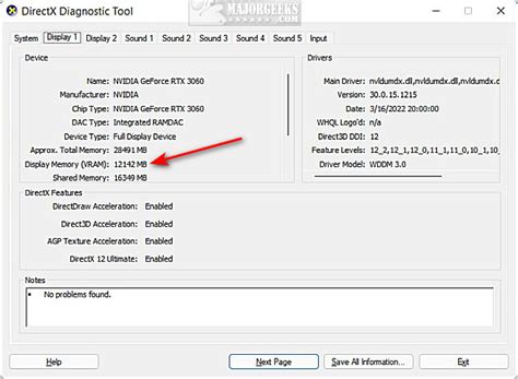 How To Check Your Available Vram In Windows Majorgeeks