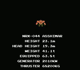 Screenshot Of Mobile Suit Z Gundam Hot Scramble NES MobyGames