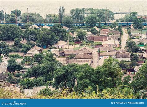 City Mariupol stock image. Image of private, retro, district - 57395355