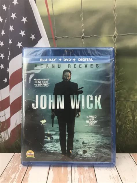 BLU RAY DVD ACTION Movie John Wick Keanu Reeves NEW Factory Sealed