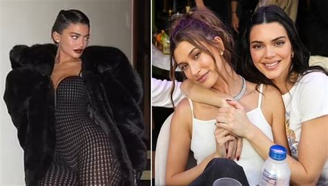 Kendall Kylie Jenner Join Hailey Bieber On Glam New Year S Eve