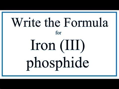 Formula For Phosphide | Lumen Learning