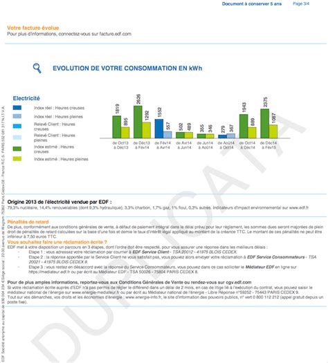 Guide Comprendre les rubriques et le détail de sa facture EDF