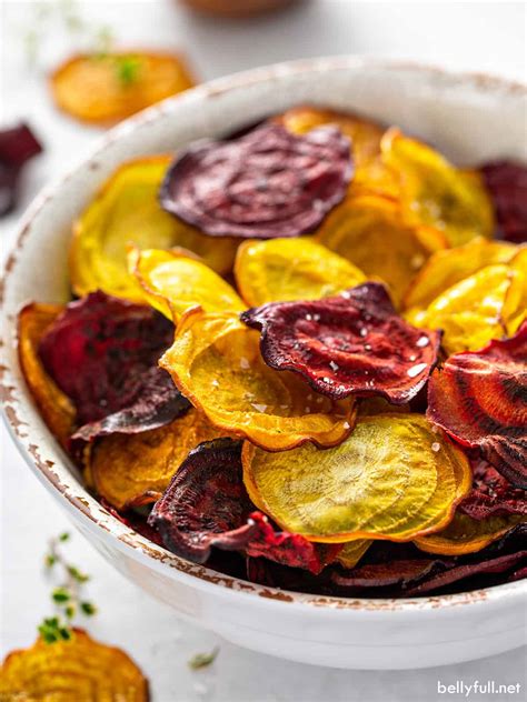 Baked Beet Chips Recipe Crispy And Delicious Belly Full