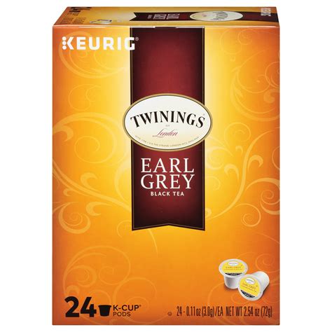 Twinings Earl Grey K Cup Pods For Keurig Citrus And Bergamot Black