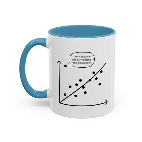 Outlier And Distribution Funny Statistics Mug For Ts Statistician