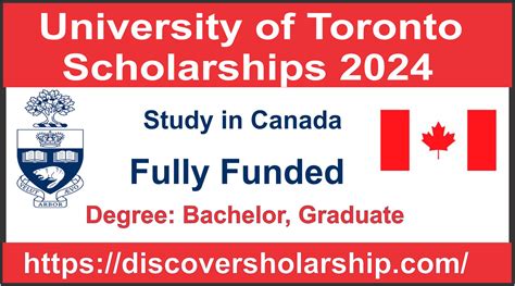 University of Toronto Scholarships 2024 in Canada (Funded)