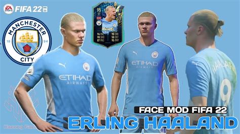 Erling Haaland Facemod Fifa Manchester City Youtube