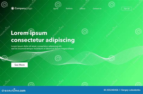 Abstract Background Website Landing Page Template For Websites Or