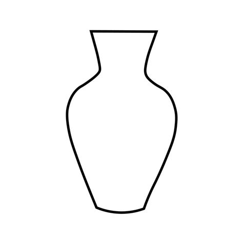 Collection Of Contour Drawings Of Vases In Eps 10 In 2024 Vase Shapes