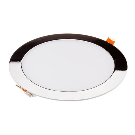 Mini Pannello Led W Montaggio Ad Incasso Rotondo Colore Cromato K