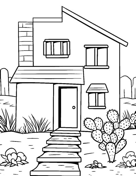 35 House Coloring Pages Free Printable Sheets House Colouring Pages Coloring Pages Cool