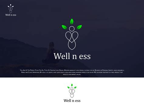 Wellness Logo Design by Unique Idea on Dribbble