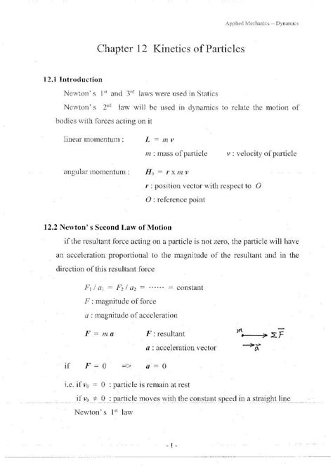 Pdf Chapter 12 Kinetics Of Particles Dokumen Tips