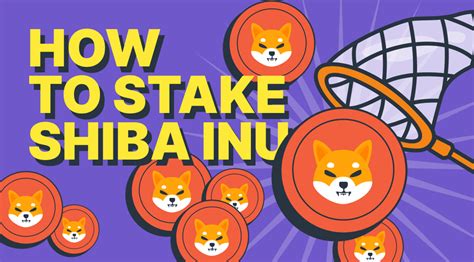 How To Stake Shiba Inu A SHIB Staking Guide