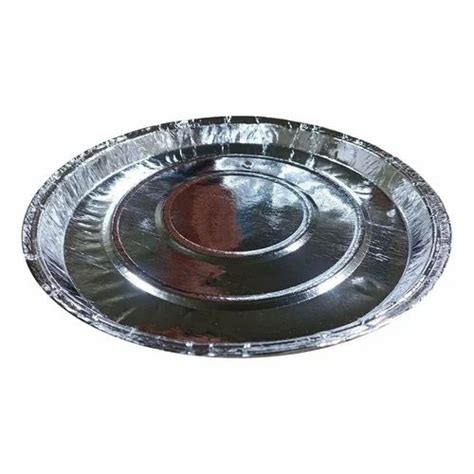 7inch Round Silver Foil Paper Plate At Rs 1 Piece Hubli Id