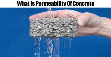 What Is Permeability Of Concrete With PDF File Engineering Discoveries