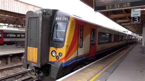 Southwest Trains Class 444 Departing Brockenhurst 10 10 15 Youtube