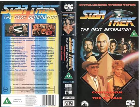 STAR TREK TNG Next Gen VHS Video Tape Cover Cassette 19 0 49 PicClick UK