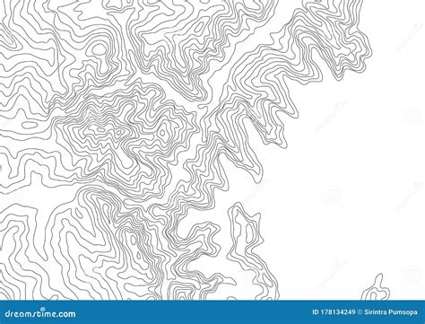 White Topographic Map Circle Logo Concepttopo Map Elevation Lines