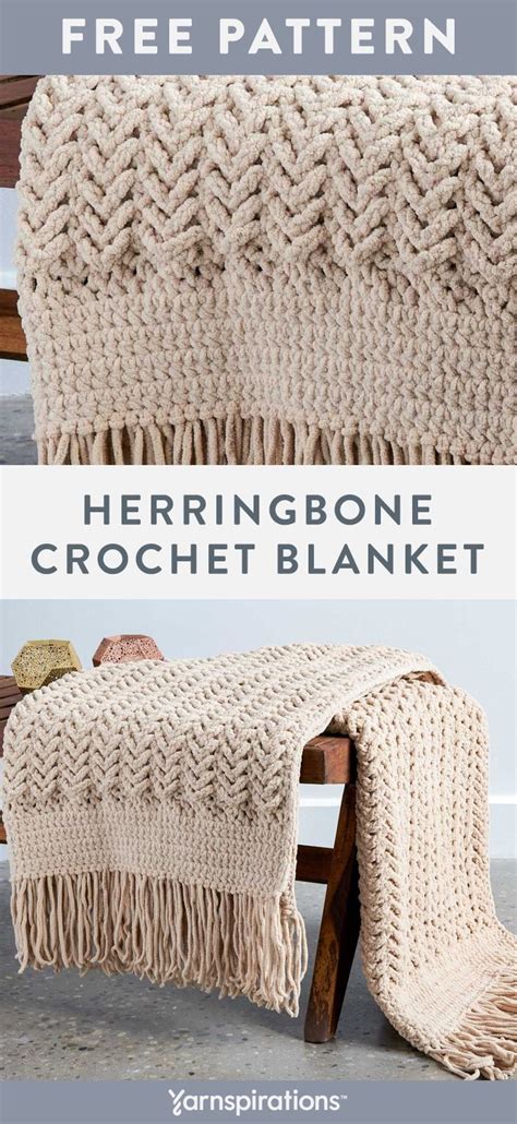 Bernat Herringbone Weave Crochet Blanket Pattern Artofit