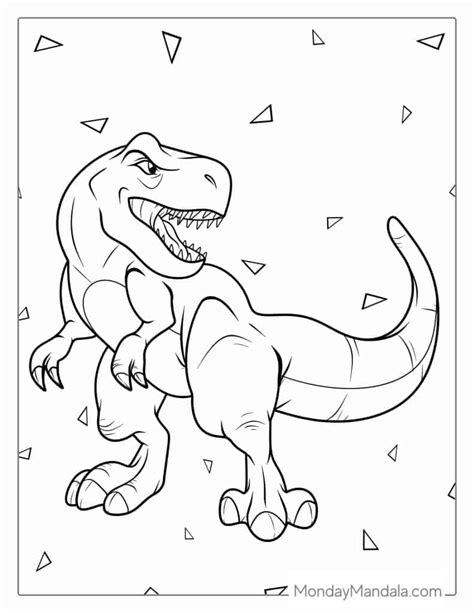 Dinosaurs Coloring Pages T Rex