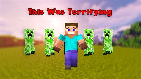 I Try To Beat Minecraft Hardcore But Creepers Spawn Every Seconds