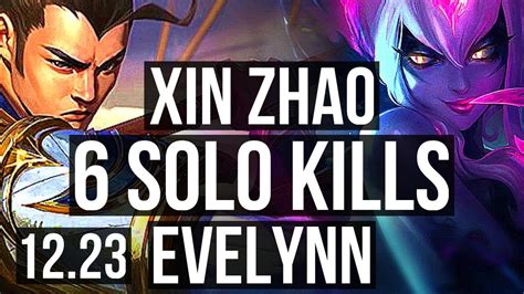 Xin Zhao Vs Evelynn Jng Solo Kills Games