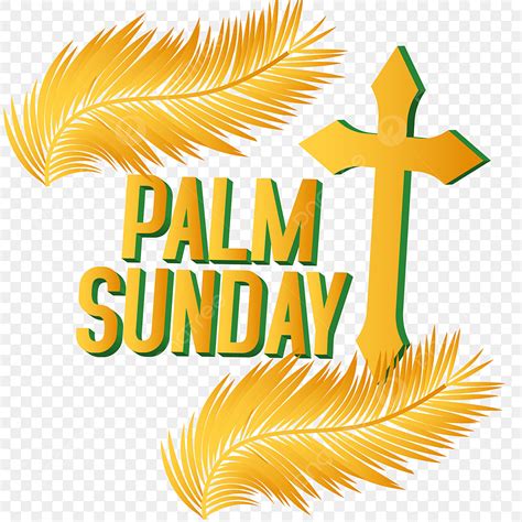 Palm Sunday Religious Clipart Png Images Palm Sunday Wish In D Style