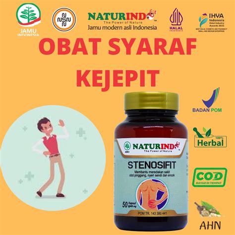 Jual Obat Herbal Syaraf Sarap Saraf Terjepit Kejepit Pinggang Encok