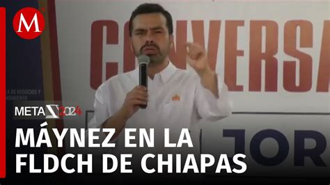 Jorge Álvarez Máynez se reúne con estudiantes de la FLDCH en Chiapas